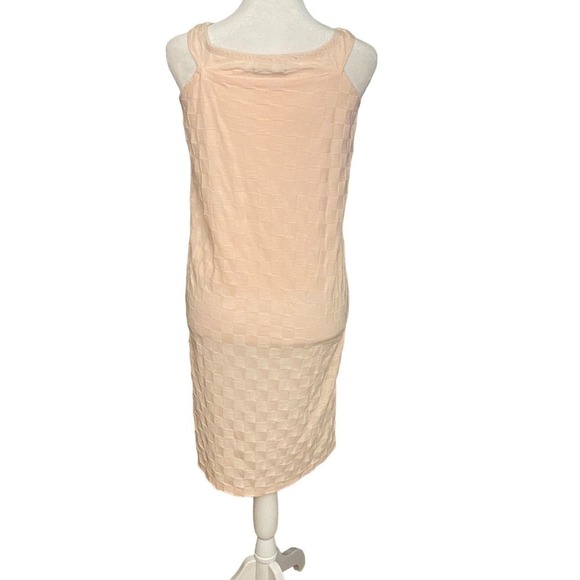 Urban Outfitters Shift Mini Dress Sleeveless Side Slit Coral Pink Size Small - Picture 6 of 8